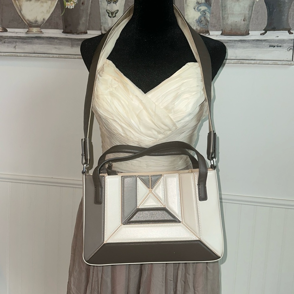 Mashhad Geometric Leather Bag